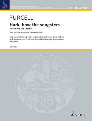 Hark, how the songsters - Score and Parts