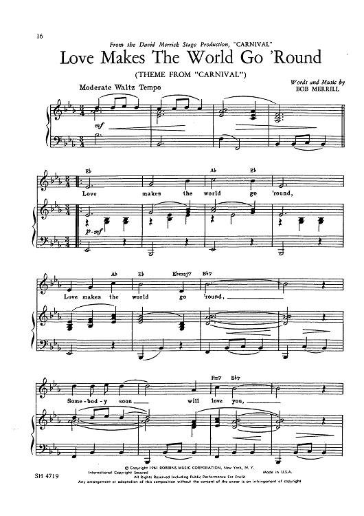 Love Makes The World Go 'Round