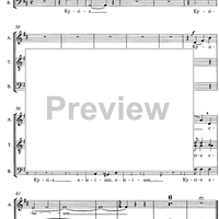Messe solenne [set of parts] - Score