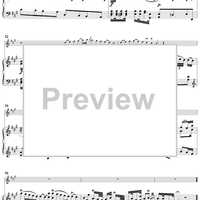 Concerto No. 4 in D Major - Piano Score