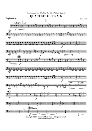 Quartet for Brass - Euphonium BC/TC