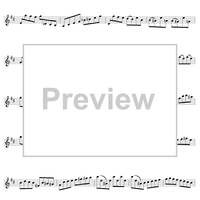 Partita no. 1 in B minor: Eighth Movement