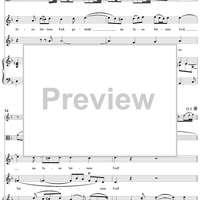 "Gedenk' an Jesu bittern Tod", Duet, No. 6 from Cantata No. 101: "Nimm von uns, Herr, du treuer Gott" - Piano Score