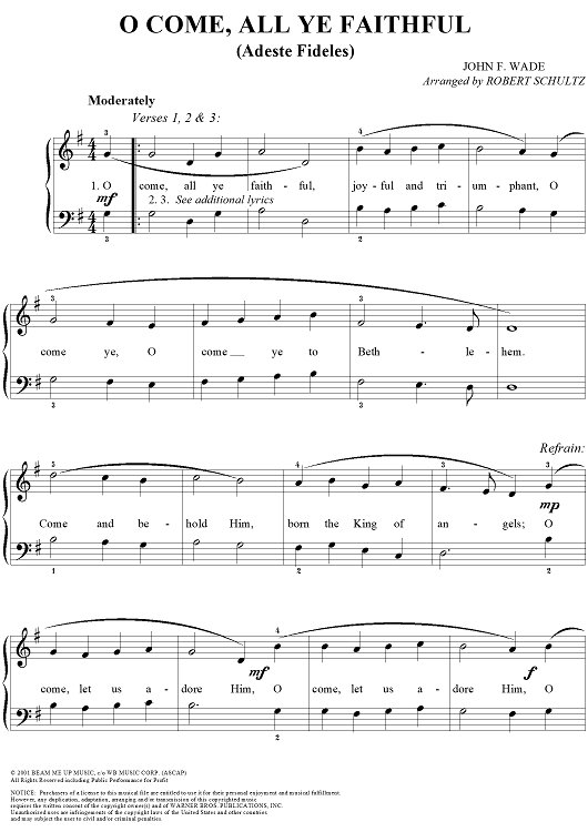 O Come, All Ye Faithful