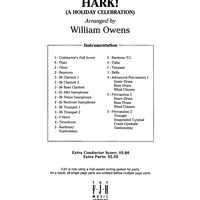 Hark! (A Holiday Celebration) - Score Cover