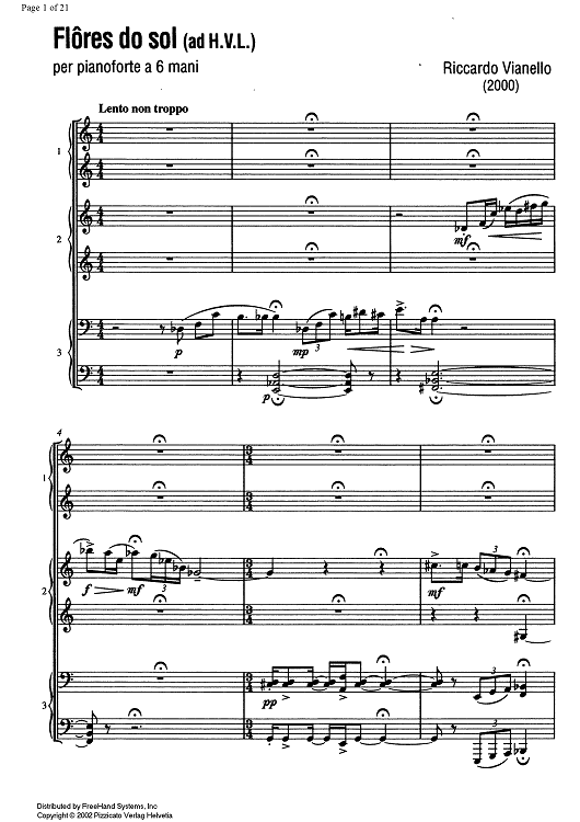 Flôres do sol (ad H.V.L.)