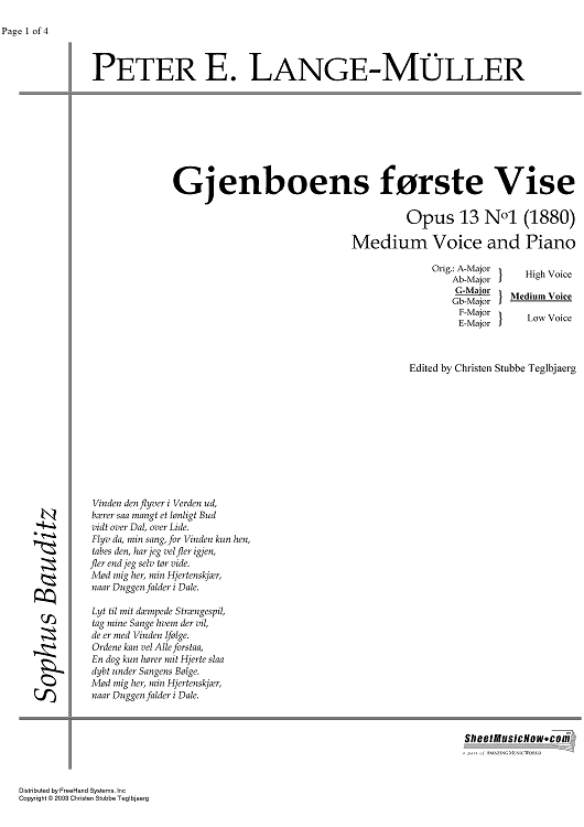 Gjenboens første Vise