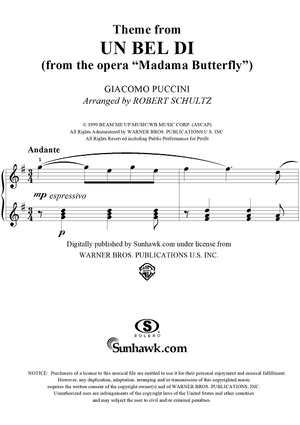 Un Bel Di (Theme From), from "Madama Butterfly"