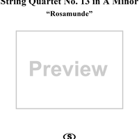 String Quartet No. 13 in A Minor, Op. 29 - Cello