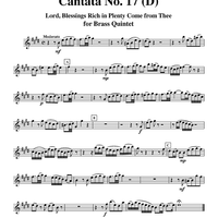 Cantata No. 17 - Trumpet 1