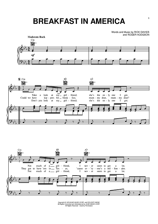 Breakfast In America