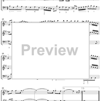 Suite in E Minor Op. 1, No. 6 - Score