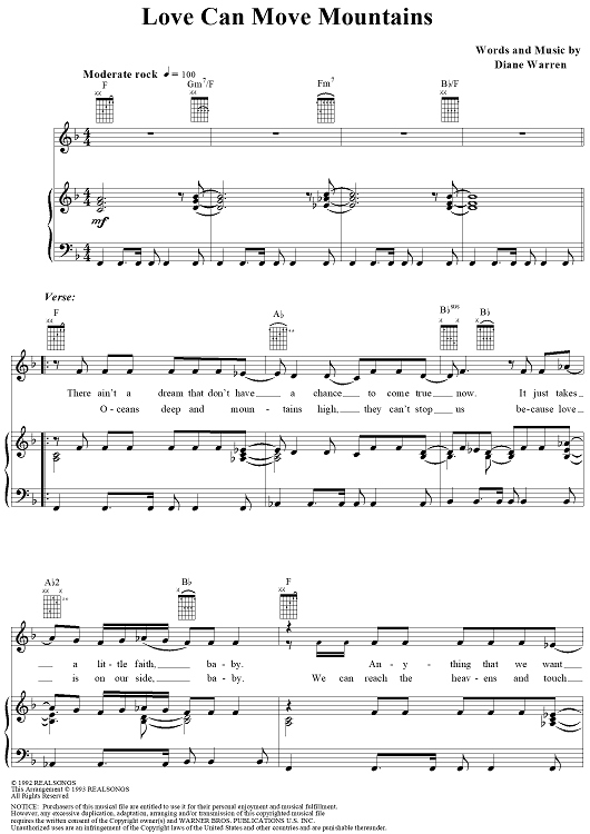 Love Can Move Mountains