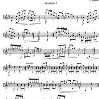 4 Andantes et 4 Valses Op. 5