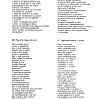 3 Historiettes (Dejeuner du matin, Page d'ecriture, Les enfants) - Lyrics