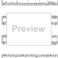 Suite  2 a minor BWV 807 - Score