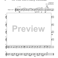 We Wish You a Merry Christmas - Horn 1 in F
