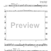 O Magnum Mysterium - Choir 1, Trombone 3