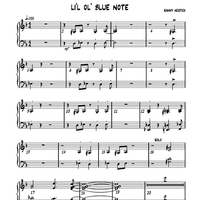 Li'l Ol' Blue Note - Piano
