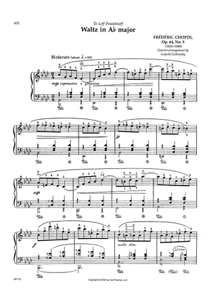 Waltz in Ab major - Op. 64, No. 3