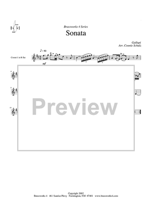 Sonata - Cornet 1