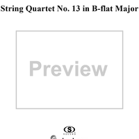 String Quartet No. 13 in B-flat Major, Op. 130 - Violin 2