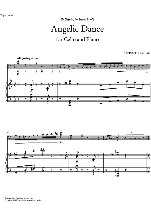 Angelic Dance - Score