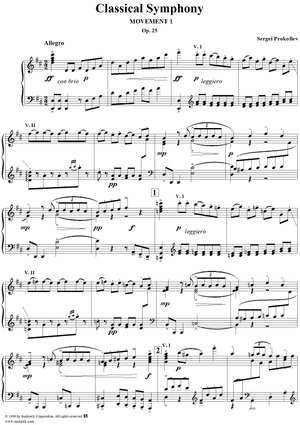 Op. 25, Movement 1