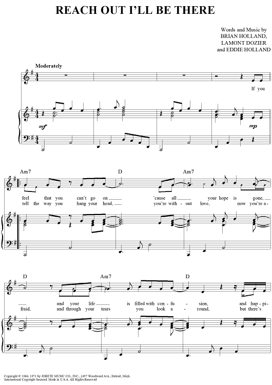 Reach Out, I'll Be There