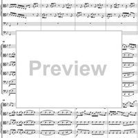 Brandenburg Concerto No. 6: Movement 1 - Score