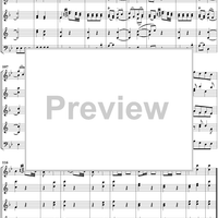 Divertimento No. 4 in B-flat major, K186 - Full Score