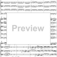 Brandenburg Concerto No. 6: Movement 1 - Score