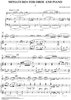 Miniatures For Oboe And Piano
