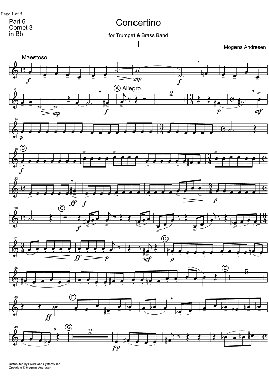 Concertino - Cornet 3