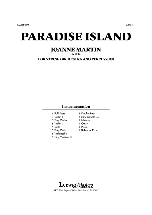Paradise Island - Score