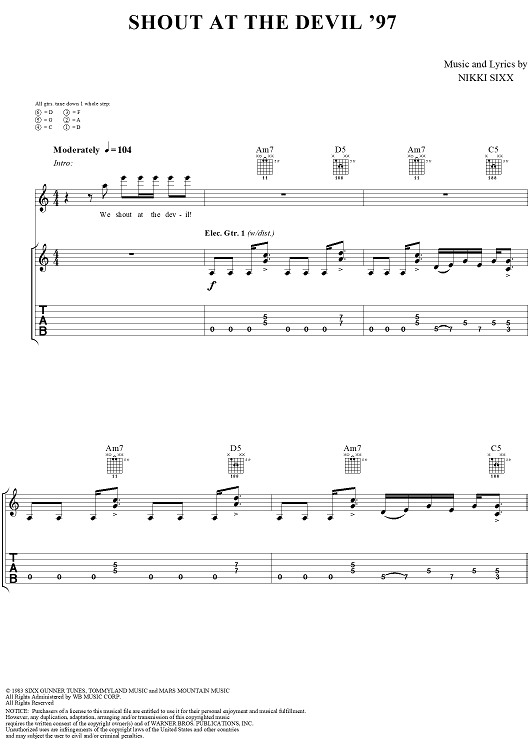 Shout at the Devil '97