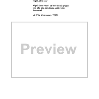 Ogni altra voce - Lyrics