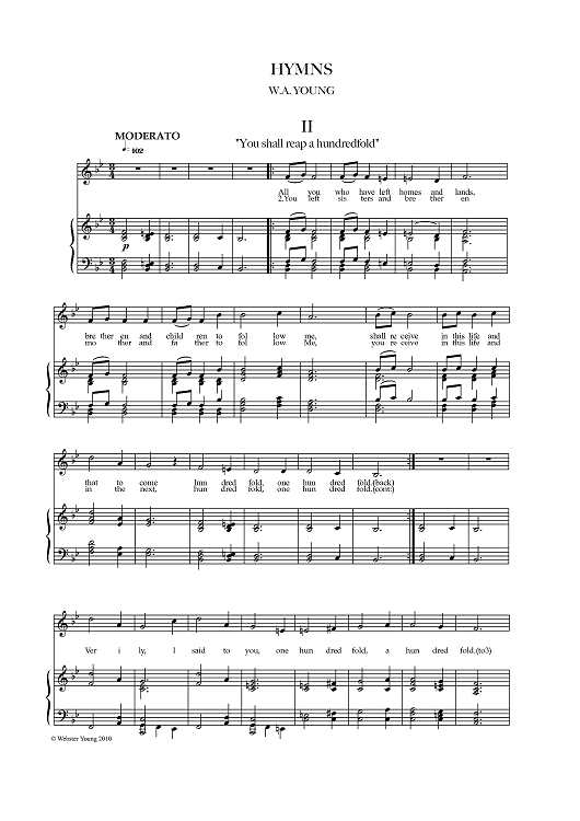 One-Hundred Fold - a New Hymn