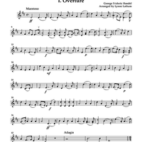 Royal Fireworks Music - Violin 3 (for Viola)