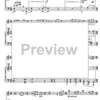 Variation on Béla Bartók theme - Score