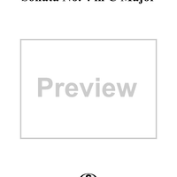 Sonata No. 4 in C Major - Cello