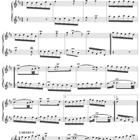Harpsichord Pieces, Book 4, Suite 22, No.7:  Menuets croises  1. 1e Meneut 2. 2e meneut