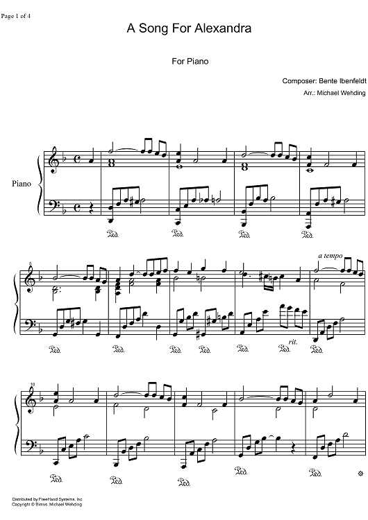 A Song for Alexandra