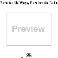 Soprano aria from Cantata no. 132  ("Bereitet die Wege, bereitet die Bahn") - Full Score