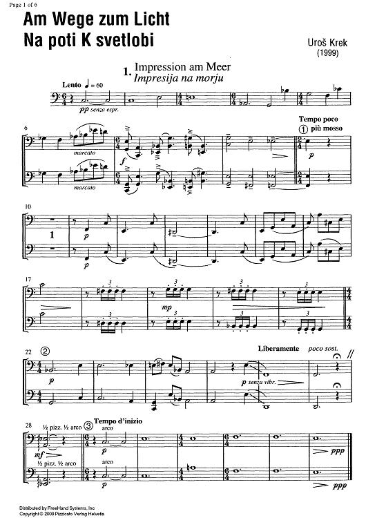 Am Wege zum Licht - Cello