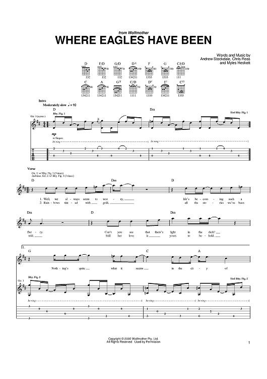 Where Eagles Have Been