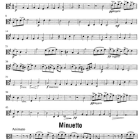 Pavana e Minuetto - Viola