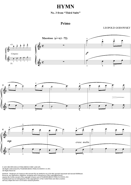 Third Suite, No. 3: Hymn