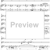 "Ich bin herrlich, ich bin schön", Aria, No. 4 from Cantata No. 49: "Ich geh' und suche mit Verlangen" - Piano Score
