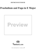 Praeludium and Fuga in E Major,  B141